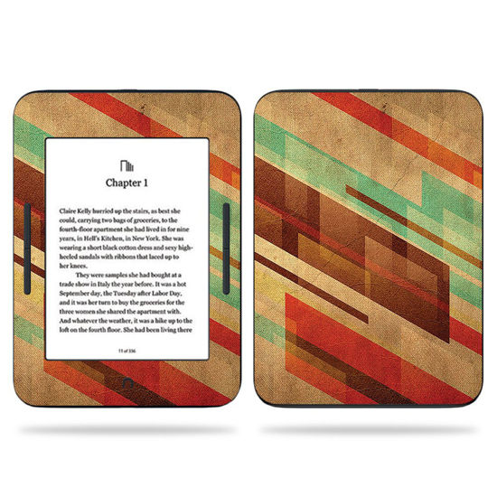 Picture of MightySkins Skin Compatible with Barnes & Noble Nook GlowLight 3 (2017) - Abstract Wood | Protective, Durable, and Unique Vinyl Decal wrap Cover | Easy to Apply, Remove | Made in The USA