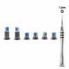 Picture of Replacement 6pcs/set Bottom case Screws + 1pcs 5 point Pentalobe Screwdriver for MacBook Retina 13'' A1706 (EMC 3071) (EMC 3163) with Touch Bar, A1989 EMC(3214) MR9Q2LL/A, A2251 MWP42LL/A 2018 (Gray)