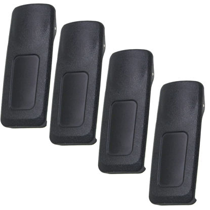 Picture of MINGYINIGE 4Pack PMLN4651 Belt Clip Compatible for Motorola Radio XPR3300 XPR3300e XPR3500 XPR3500e XPR7550 XPR7550e XPR7350 XPR7350e XPR7580 XPR7580e XPR7380 XPR7380e DP4400 DP4600 DP4800 APX4000