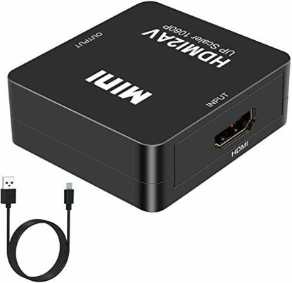 Picture of VJK HDMI to RCA, 1080p HDMI to AV 3RCA CVBs Composite Video Audio Converter Adapter Supports PAL/ NTSC for TV Stick, Roku, Chromecast, Apple TV, PC, Laptop, Xbox, HDTV, DVD