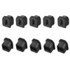 Picture of LAMPVPATH 10 Pcs USB B Female Port Plug, USB B Female Anti Dust Cover Plug Protector Stopper Cap