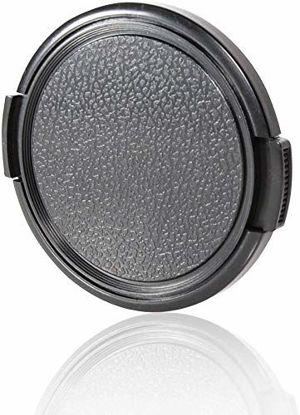 Picture of CamDesign Sides Pinch Snap-On Front Lens Cap/Cover Compatible with Canon, Nikon, Sony, Fujifilm Pentax All DSLR Lenses (39 MM)