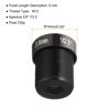 Picture of uxcell 3.6mm CCTV Camera Lens 720p F2.0 FPV Wide Angle Security Camera Lens M12 Threaded Dia for IP Camera Panoramic, Black