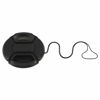 Picture of Haoge 62mm Center Pinch Snap On Front Lens Cap Cover with Cap Keeper for Canon Nikon Sony Fujifilm Sigma Tamron and Other 62mm Filter Thread Lens