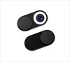 Picture of JiSiTeCai Metal Webcam Cover Slide, 0.022in Camera Cover for Laptop Computer, MacBook Pro/Air iMac iPad Tablet iPhone 9/8/7/6 Plus, Web Camera Blocker Protect Your Privacy [2 Pack Black]