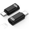 Picture of MoKo Lightning Female to USB C Male Adapter 2 Pack, Lightning to USB C Converter for iPhone 15 Series, iPad, iPhone to USB C Adapter for Fast Charging/Data Transfer, NOT for Audio/OTG, Black PD