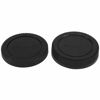 Picture of Haoge Camera Body Cap and Rear Lens Cap Cover for Olympus Panasonic BMPCC Micro Four Thirds MFT M4/3 M43 Mount Camera Lens Such as E-M1 II E-M5 E-M10 III Pen-F E-PL9 PENF GH5S G9 GH5 G80 G85 GX8 GX9