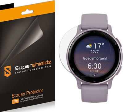 Picture of Supershieldz (3 Pack) Designed for Garmin Vivoactive 5 Screen Protector, High Definition Clear Shield (TPU)