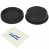 Picture of Haoge Camera Body Cap and Rear Lens Cap Cover Kit for Pentax K PK Mount Camera Lens Such as K-7, K-x, K-r, K-5, K-01, K-30, K-5II, K-5IIs, K-500, K-50, K-3, K-S1, K20D, K200D, K2000, K1000, K110D