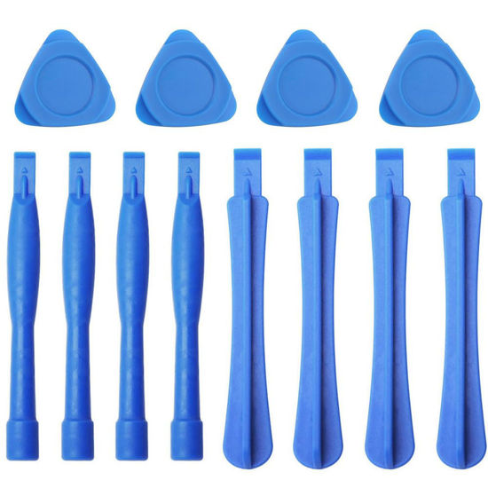 Picture of 12Pcs Plastic Opening Picks Pry Spudger Tool Kit for Laptop Computer Mobile Phone Screen Removal Case Opener Repair Tools