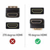 Picture of Cable Matters 2-Pack 90 Degree HDMI Adapter with 4K and HDR Support