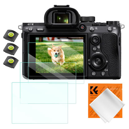 Picture of K&F Concept Screen Protector & Hot Shoe Cover Kit for Sony A9 A7III A7R II 7II 7S II A9II A7R III A1 RX1R RX1 RX10IV A7C A7S III A7R IV RX10 III RX10 II RX10 RX100 V RX100 VA RX100 IV RX100II RX100