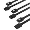 Picture of SABRENT SATA III (6 Gbit/s) Straight Data Cable with Locking Latch for HDD/SSD/CD and DVD Drives (3 Pack 20 Inch) in Black (CB-SFK3)