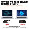 Picture of imluckies Metal Webcam Cover Slide, 0.023 inch Camera Cover for Laptop Computer, MacBook Pro/Air iMac iPad Tablet iPhone 8/7 Plus, Echo Show/Spot Web Camera Blocker Protect Your Privacy [2 Pack Black]