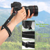 Picture of Andibro Quick Release Camera Wrist Strap Nylon Camera Hand Strap with Quick Connector Camera Strap for DSLR Mirrorless Camera(Black)