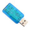 Picture of USB Audio Sound Card Adapter for Windows 2000 / XP. USB 2.0 Virtual External Mic Speaker 3D 5.1 Channel Audio PC Sound Card Adapter