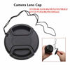 Picture of 82mm Lens Cap Center Snap on Lens Cap Suitable Suitable &for Nikon &for Canon &for Sony Any Lenses with Ø 82mm Camera