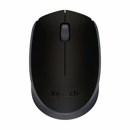 Picture of Logitech M170 Wireless Mouse for PC, Mac, Laptop, 2.4 GHz with USB Mini Receiver, Optical Tracking, 12-Months Battery Life, Ambidextrous - Black