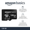 Picture of Amazon Basics Micro SDXC Memory Card with Full Size Adapter, A2, U3, Read Speed up to 100 MB/s, 128 GB, Black