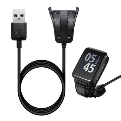 Picture of USB Charging Cable for Tomtom Watch, Replacement Charger Charging Dock for Tomtom Watch Series for Tomtom Golfer 2 Runner 22 Runner 3 Spar, 3.3ft