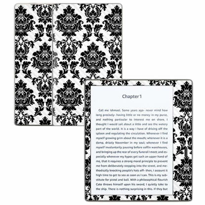 Picture of MightySkins Carbon Fiber Skin for Amazon Kindle Oasis 7" (9th Gen) - Vintage Damask | Protective, Durable Textured Carbon Fiber Finish | Easy to Apply, Remove, and Change Styles | Made in The USA