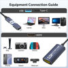 Picture of 4K Audio Video Capture Card,4K HDMI to USB C 3.0, Full HD 60fps 1080P for Game Recording, Live Streaming Broadcasting…