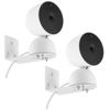 Picture of UYODM 2Pack Adhesive Metal Wall Mount for Google Nest Indoor 2nd Generation Security Cam Wired, No Drilling VHB Stick On or Screw Install, Two Ways Install Camera Mounting Bracket Get The Best View