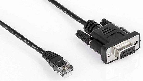 Picture of LIANSHU RS232 DB9Pin Female to RJ11 RJ12 6P6C LAN Network Serial Console Cable L=6FT (2Pack)