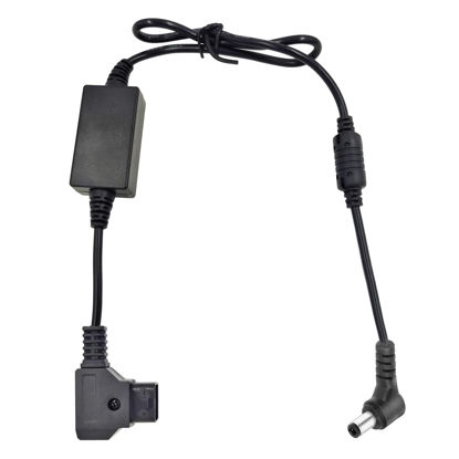 Picture of LSYRIA D-Tap to DC 5525mm 12V Monitor Power Cable Suitable for KiPRO LCD Monitor Atomos Ninja v Shogun Sony PIX-E7E5 Touchscreen V-Mount Batteries Hollyland Mars 400s, Compatible with 21 or 2555mm