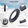 Picture of 49mm Lens to 58mm Camera Lens Adapter,49mm to 58mm Filter Step-Up Adapter Ring,Compatible All 58mm Filter Accessory