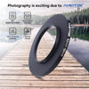 Picture of 43mm Lens to 55mm Camera Lens Adapter,43mm to 55mm Filter Step-Up Adapter Ring,Compatible All 55mm Filter Accessory