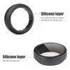 Picture of 2-Pack UV Filter Lens Protector for GoPro Hero 3, Hero 3+, Hero 4 Silver Black, 23mm Inner Diameter Optical Glass High Transmission UV Lens Filter Cover for GoPro Hero 3/3+/4 Camera