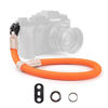 Picture of VOVMOEYA Rope Camera Wrist Strap,Camera Hand Strap Compatible with A6400 A6000 A7 IV,for Fujifilm X100V for Nikon Zf Z30 for Canon EOS R6 R7 R8 R10 Camera Wrist Straps for dslr - Orange