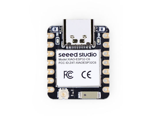 Picture of Seeed Studio XIAO ESP32C6(Supports Arduino) -2.4 GHz WiFi 6, Bluetooth 5.3, Zigbee, Thread (802.15.4), ESP Rain Maker, AWS IoT, Microsoft Azure, Smart home