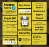 Picture of Seeed Studio XIAO ESP32C6(Supports Arduino) -2.4 GHz WiFi 6, Bluetooth 5.3, Zigbee, Thread (802.15.4), ESP Rain Maker, AWS IoT, Microsoft Azure, Smart home