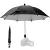 Picture of Camera Hot Shoe Umbrella, Waterproof Camera Umbrella DSLR Camera Sunshade Rain Cover Protector for Canon Rebel T8i, T7, T7i, T6i, T6, SL3, SL2, EOS 90D, 80D, 2000D, 5DM4, Nikon Z9