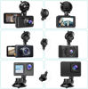 Picture of Dash Cam Mount, Suction Cup Mount,Windshield & Dashboard Suction Cup Mount Camera Mount,For ROVE R2-4K,CHORTAU Dash Cam,Screw Connectors Are Suitable For Most Dash Cam, DVR, GPS and Sports Camera