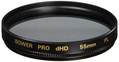 Picture of Bower FP55 55 mm Pro Digital High Definition Linear Polarizer Filter (Black)