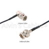 Picture of Blackmagic RG179 Coax BNC Right Angle Male to Male Cable for BMCC Video Camera (Straight to Right Angle 30CM)