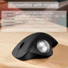 Picture of All-New 2024, Trackball 34mm/1.34 Inches Trackball, Replacement Ball for Logitech M575, M570, MX Ergo, ELECOM, Kensington, Perixx, and Other Compatible Trackball Mice, Glossy - Gray