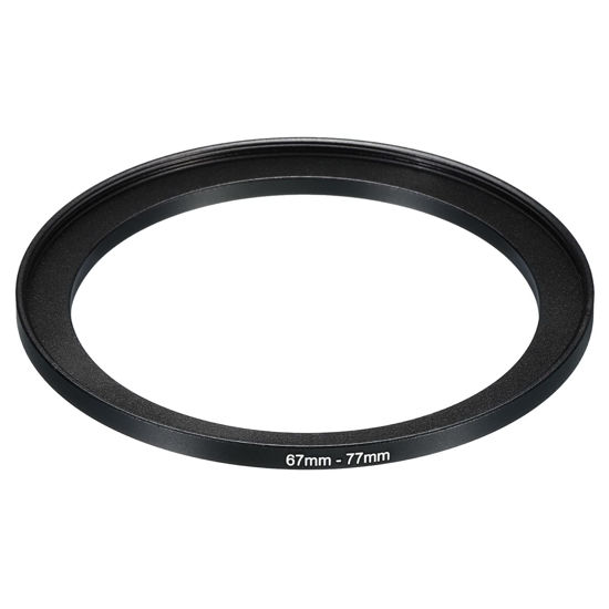 Picture of PATIKIL 67mm-77mm Metal Step Up Ring, Camera Lens Filter Adapter Ring Aluminum Filter Adapter Ring for Camera Lenses Hood, Black