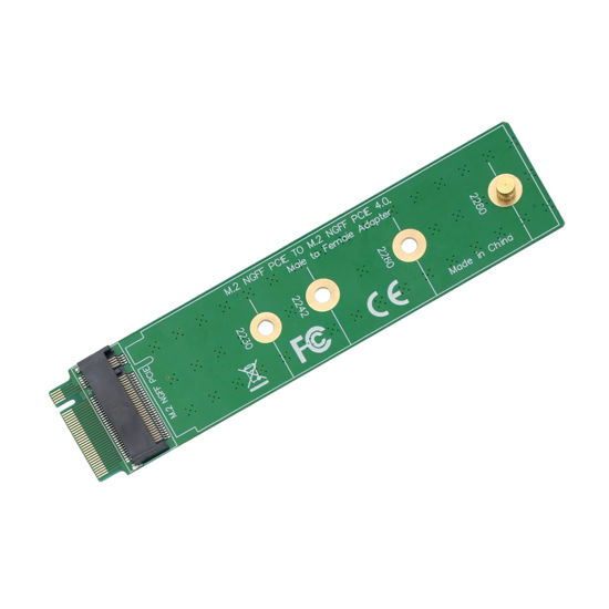 Picture of Suckoo NVME M-Key M.2 PCIE 4.0 Extension Adapter Card NGFF M2 NVME PCIE SSD Hard Drive Gold Finger Adapter Board Protection Test Card Compatible with 2280 2260 2242 2230 SSD Hard Drive