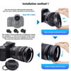 Picture of 40.5mm Lens Hood,40.5mm Metal Camera Lens Hood Compatiable All Brands Ø Lenses with 40.5mm Filter Thread.