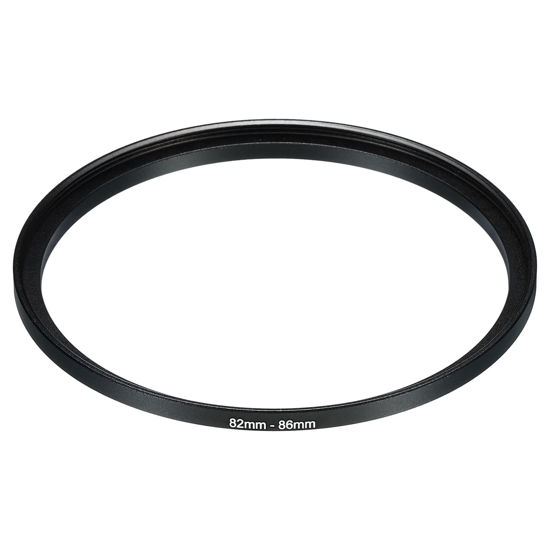 Picture of PATIKIL 82mm-86mm Metal Step Up Ring, Camera Lens Filter Adapter Ring Aluminum Filter Adapter Ring for Camera Lenses Hood, Black