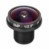 Picture of 1.88mm Mini Fisheye Camera Lens, 5MP HD 180° Wide Angle M12x0.5 Thread CCTV Camera Lens for 1/3inch and 1/4inch CCD Chipsets/with an Aperture of F2.0