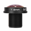 Picture of 1.88mm Mini Fisheye Camera Lens, 5MP HD 180° Wide Angle M12x0.5 Thread CCTV Camera Lens for 1/3inch and 1/4inch CCD Chipsets/with an Aperture of F2.0