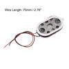 Picture of uxcell 1W 8 Ohm Mini DIY Magnetic Speaker Replacement Loudspeaker 15mmx24mm for Electronic and Navigator 2pcs