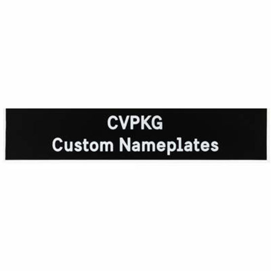 Picture of Custom Laser Engraved Pelican 1510 Nameplate (2-Text Lines, Black)