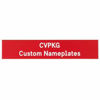 Picture of Custom Laser Engraved Pelican 1510 Nameplate (2-Text Lines, Red)