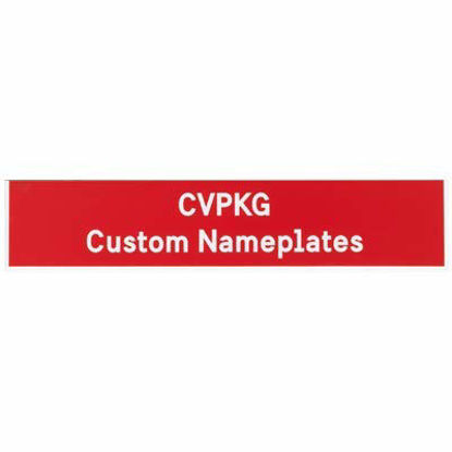 Picture of Custom Laser Engraved Pelican 1510 Nameplate (2-Text Lines, Red)